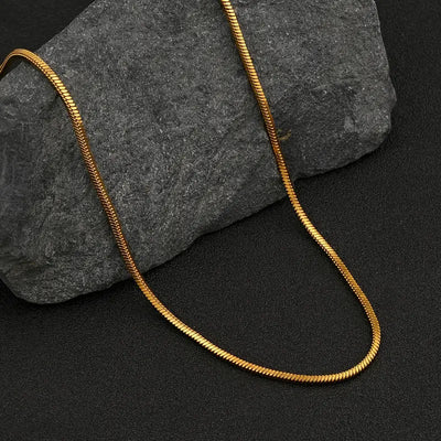 snake-chain,with stainless steel & 18K Gold Plated High Quality