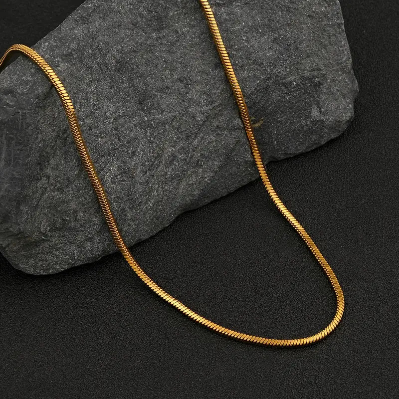 snake-chain,with stainless steel & 18K Gold Plated High Quality