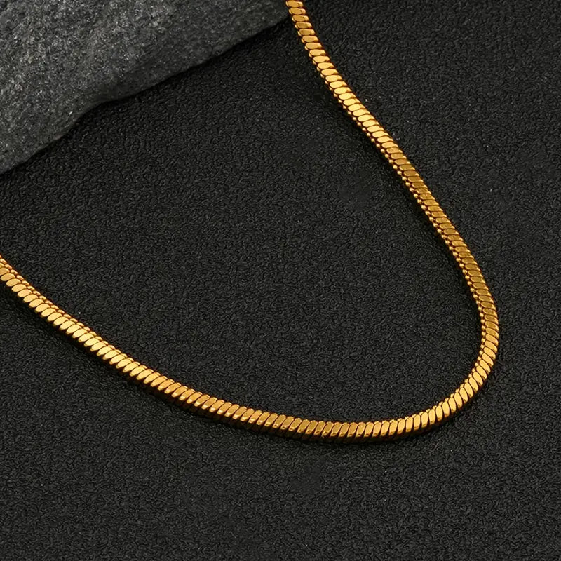 snake-chain,with stainless steel & 18K Gold Plated High Quality