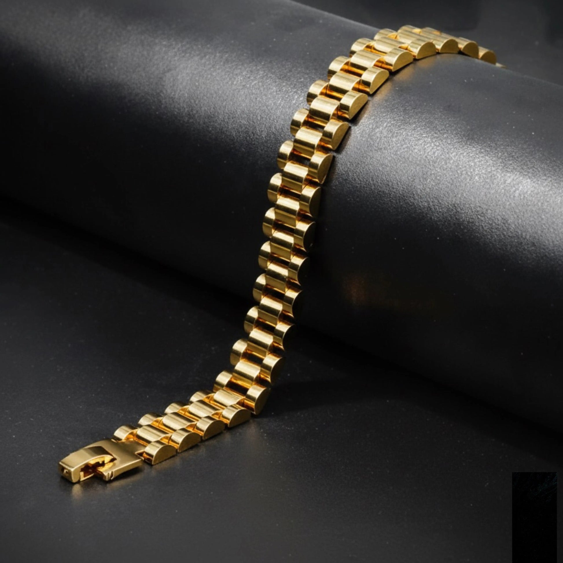 “Men’s Gold Plated Luxury Link Bracelet – Heavy Duty Stainless Steel Wristband Jewelry NEOLIGHT
