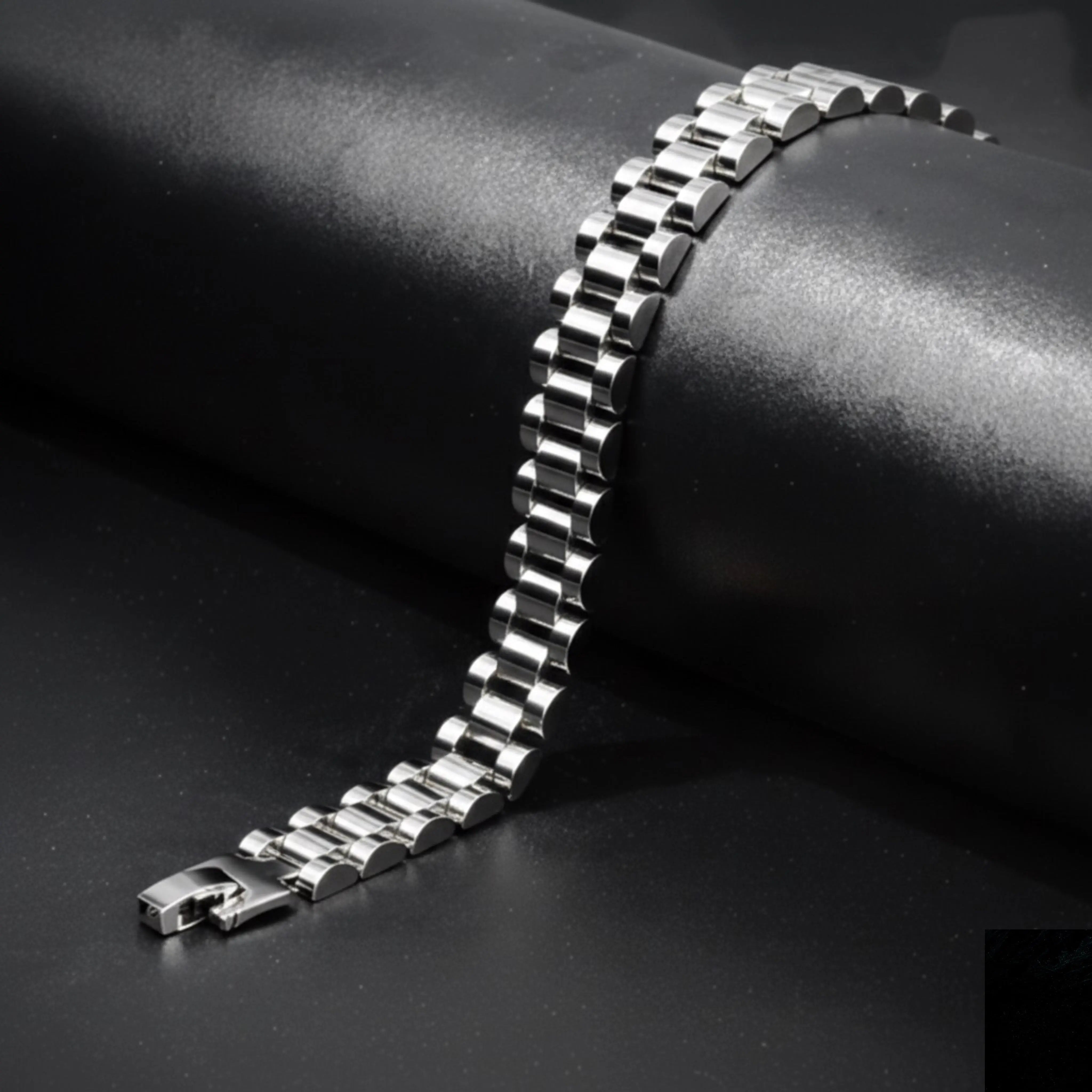 “Men’s Gold Plated Luxury Link Bracelet – Heavy Duty Stainless Steel Wristband Jewelry NEOLIGHT